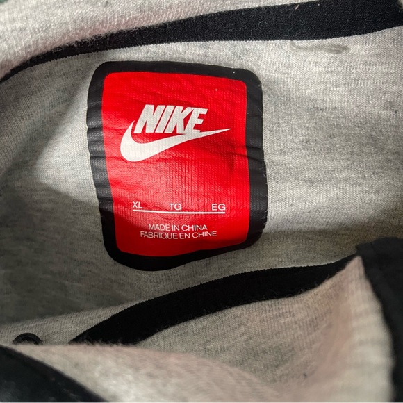 Nike Tech Fleece Hoodie Cape Women's XL Light Gray Asymmetric Gorpcore - Picture 6 of 11